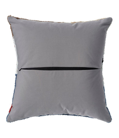 L.L.Bean | Indoor/Outdoor Hooked Pillow, Dogs Skiing