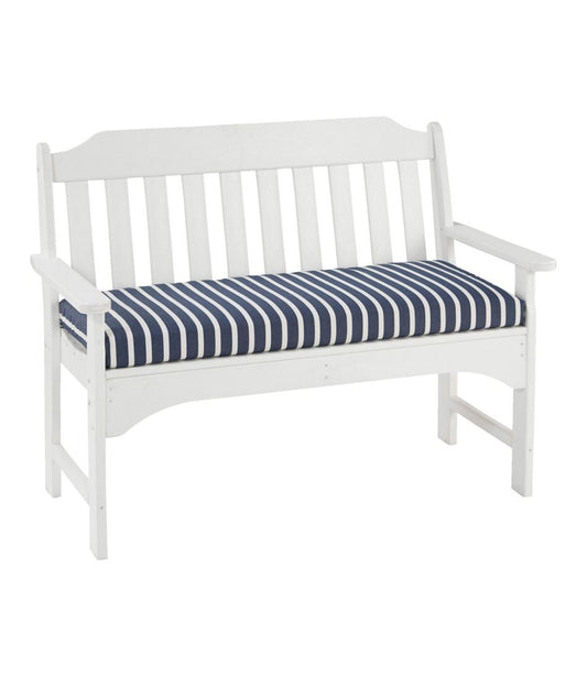 L.L.Bean | Casco Bay All-Weather Bench Cushion, Stripe
