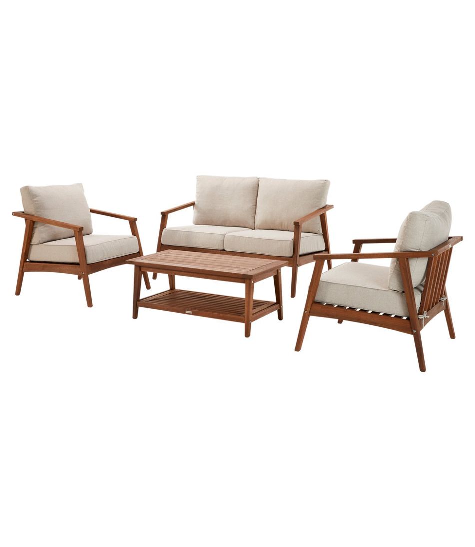 L.L.Bean | Eucalyptus 4-Piece Patio Set