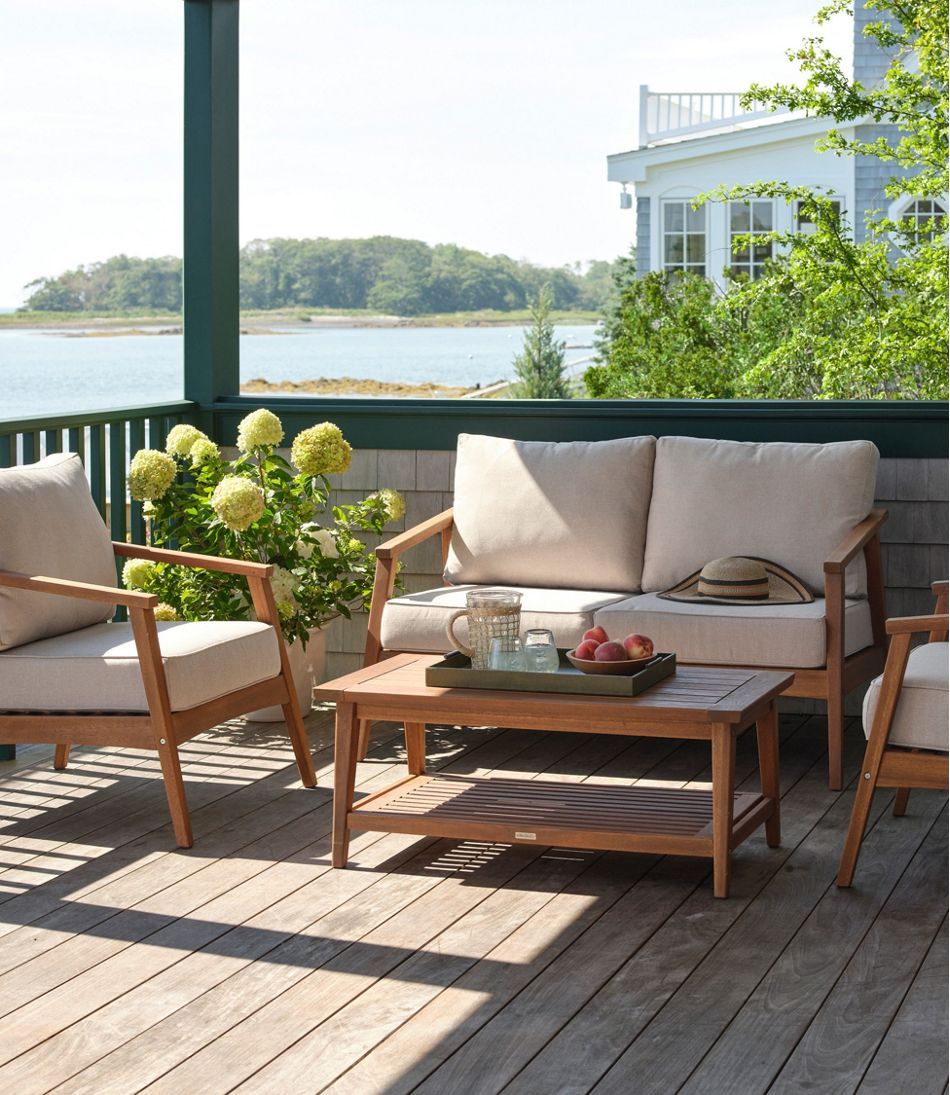 L.L.Bean | Eucalyptus 4-Piece Patio Set
