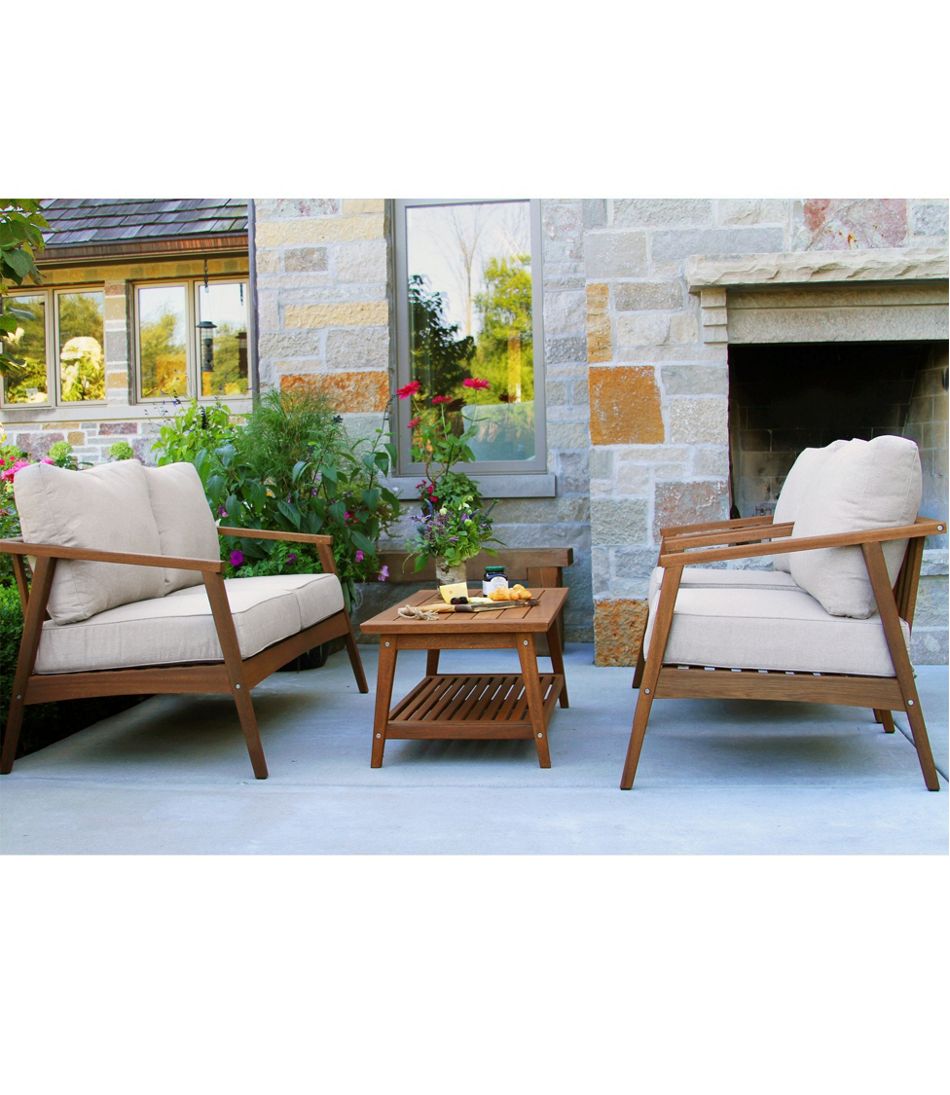 L.L.Bean | Eucalyptus 4-Piece Patio Set