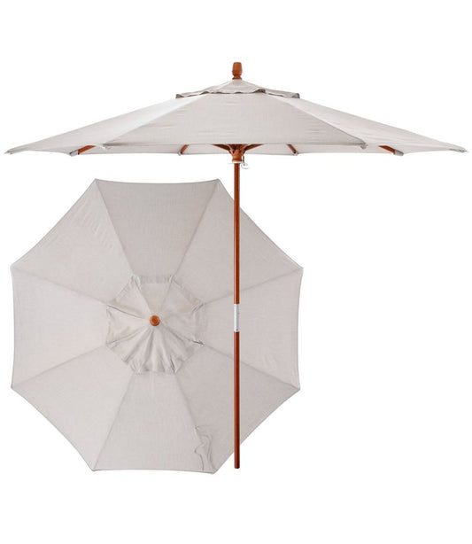 L.L.Bean | Sunbrella Market Umbrella, Wood