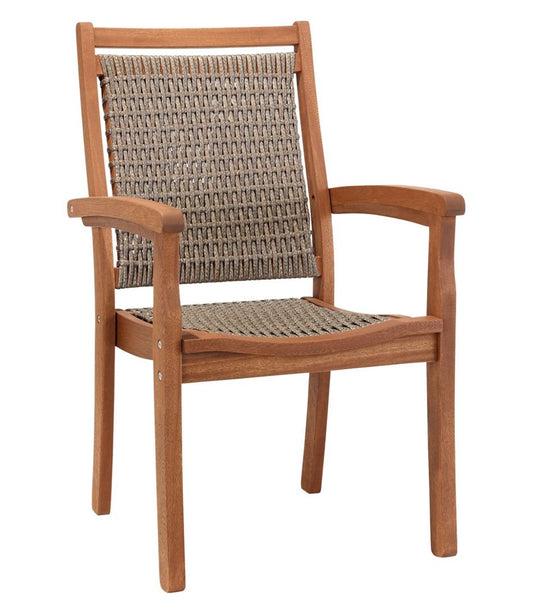 L.L.Bean | Wicker Eucalyptus Dining Chair
