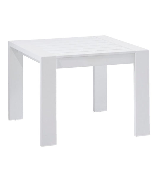 L.L.Bean | White Aluminum Deep Seating Side Table