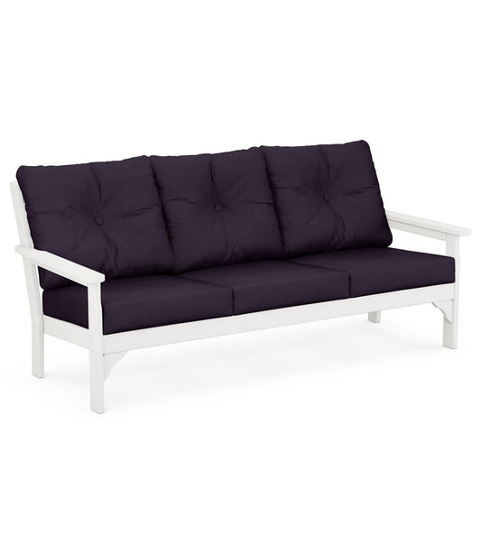 L.L.Bean | All-Weather Patio Sofa with Textured Cushions