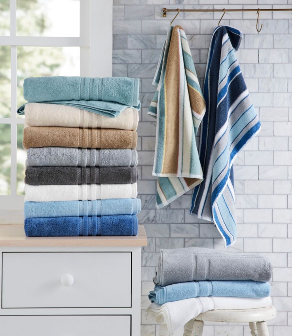 L.L.Bean | Bean's Organic Cotton Towel Set, Stripe