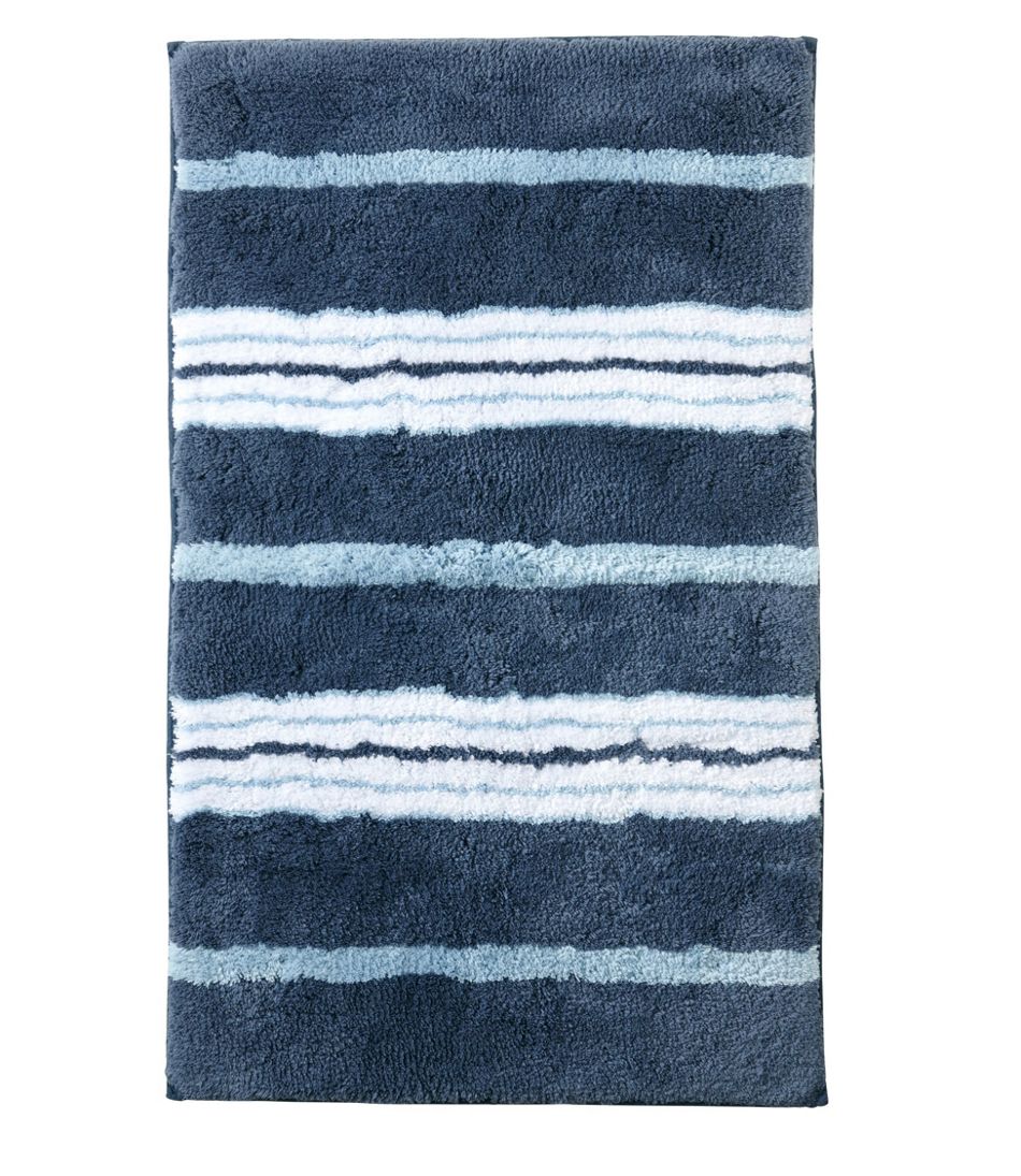 L.L.Bean | Premium Cotton Bath Mat, Multistripe
