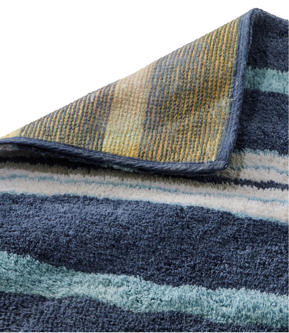 L.L.Bean | Premium Cotton Bath Mat, Multistripe