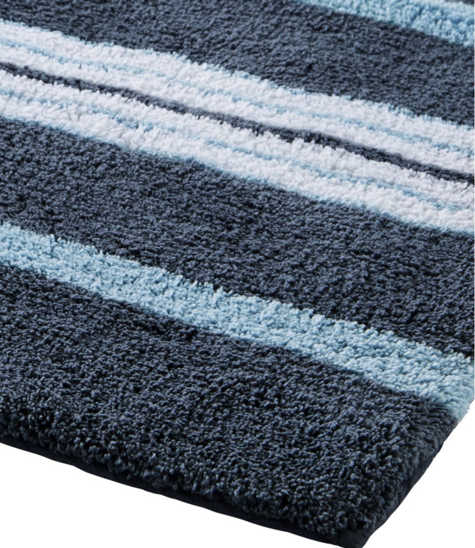 L.L.Bean | Premium Cotton Bath Mat, Multistripe