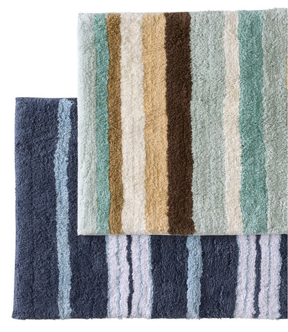 L.L.Bean | Premium Cotton Bath Mat, Multistripe
