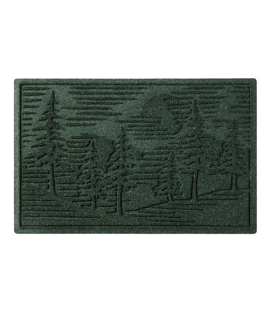 L.L.Bean | Everyspace Recycled Waterhog Doormat, Pine Trees
