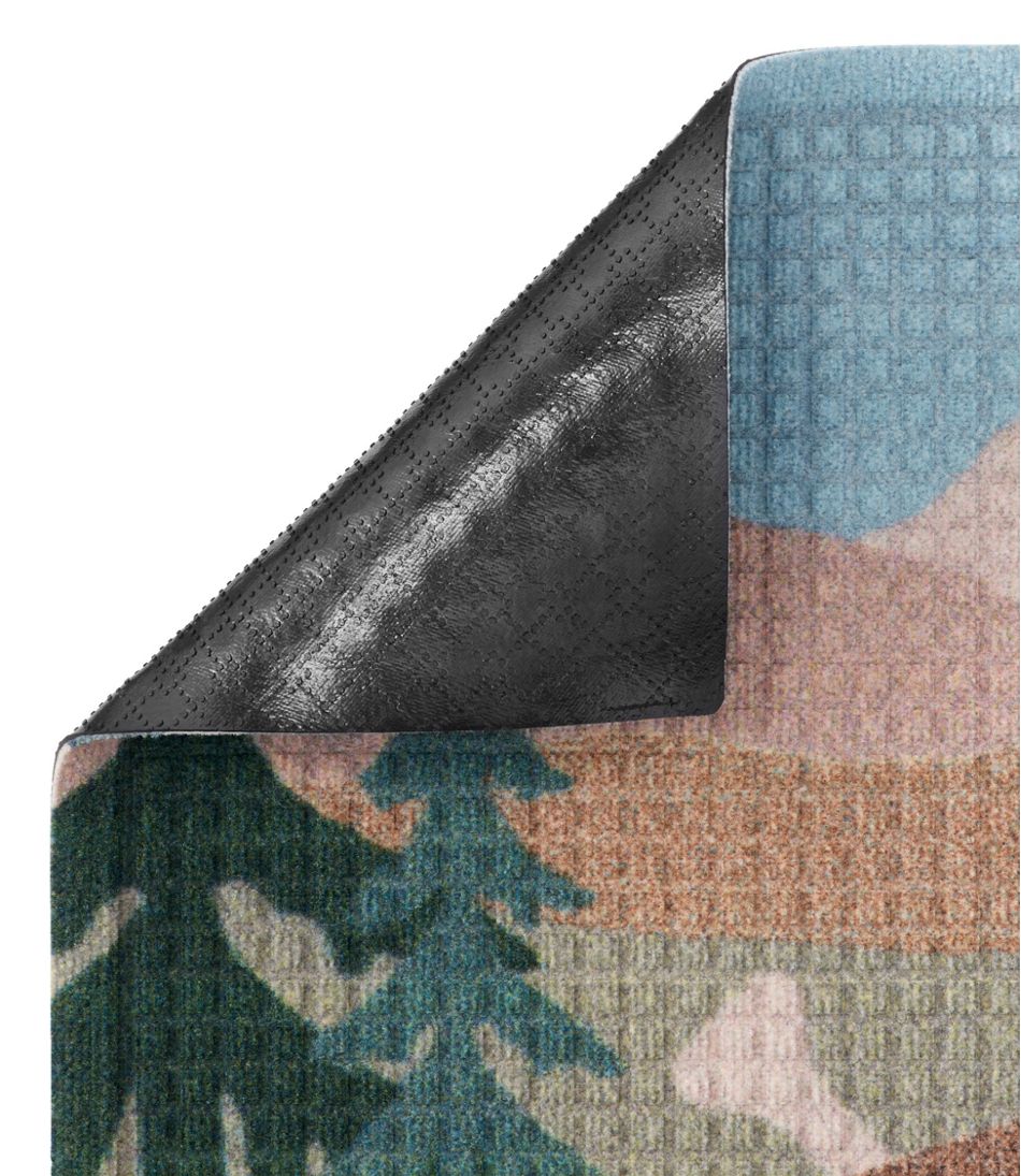 L.L.Bean | Printed Recycled Waterhog Doormat, Row Boats