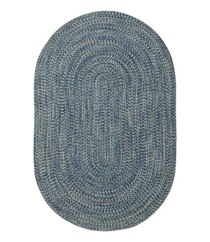 L.L.Bean | All-Weather Braided Rug, Concentric Pattern Oval