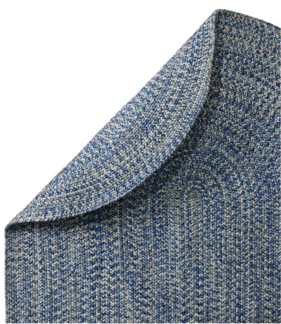 L.L.Bean | All-Weather Braided Rug, Concentric Pattern Oval
