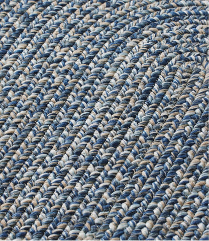 L.L.Bean | All-Weather Braided Rug, Concentric Pattern Oval