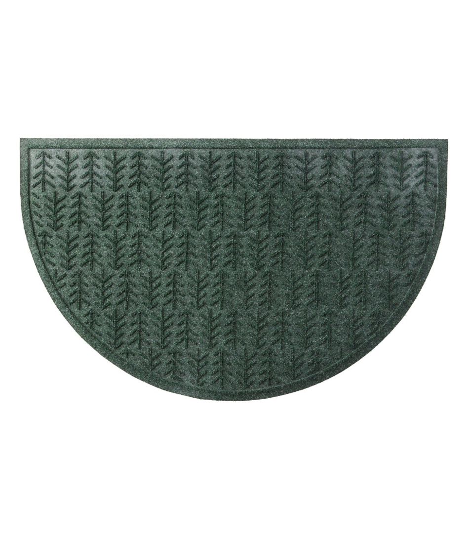 L.L.Bean | Everyspace Recycled Waterhog Doormat, Half Round, Trees