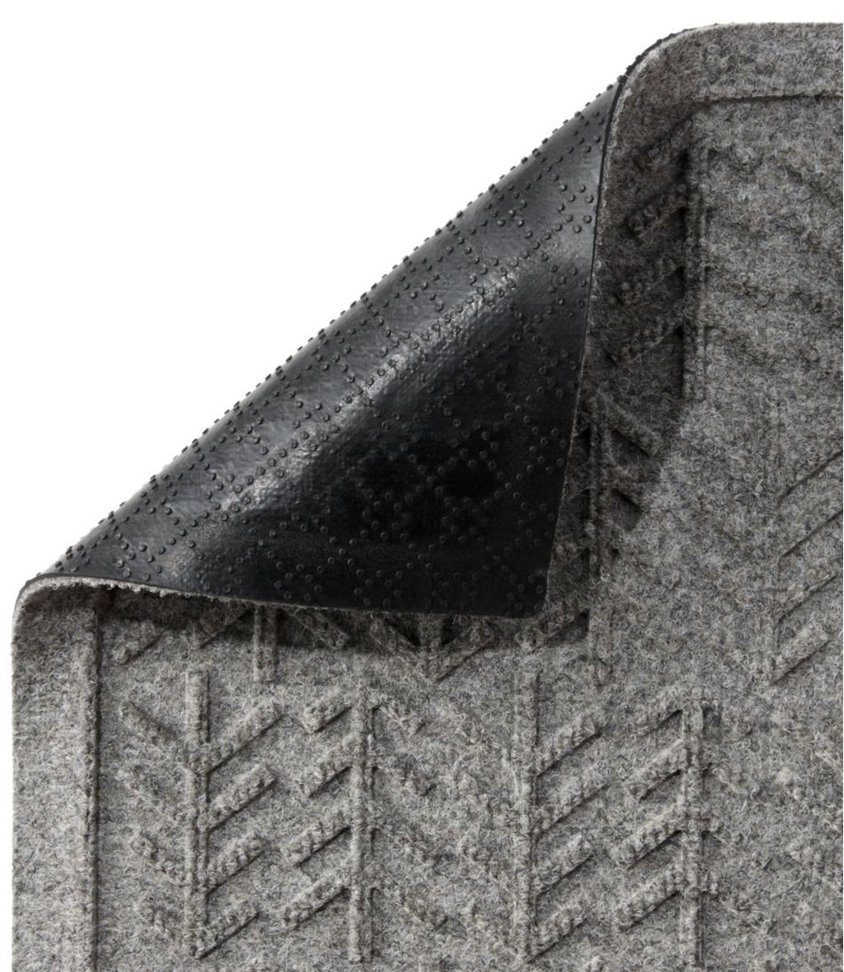 L.L.Bean | Everyspace Recycled Waterhog Doormat, Half Round, Trees