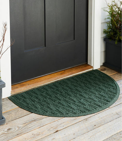 L.L.Bean | Everyspace Recycled Waterhog Doormat, Half Round, Trees