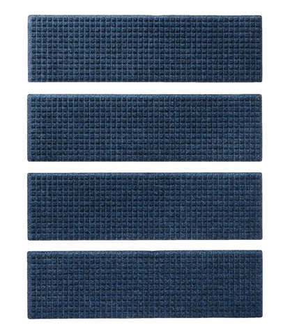 L.L.Bean | Everyspace Recycled Waterhog Mat, Stair Treads, Set of Four