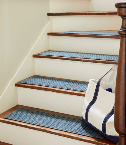 L.L.Bean | Everyspace Recycled Waterhog Mat, Stair Treads, Set of Four
