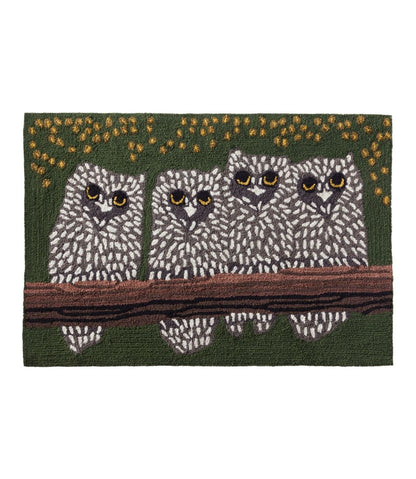 L.L.Bean | Indoor/Outdoor Vacationland Rug, Owls