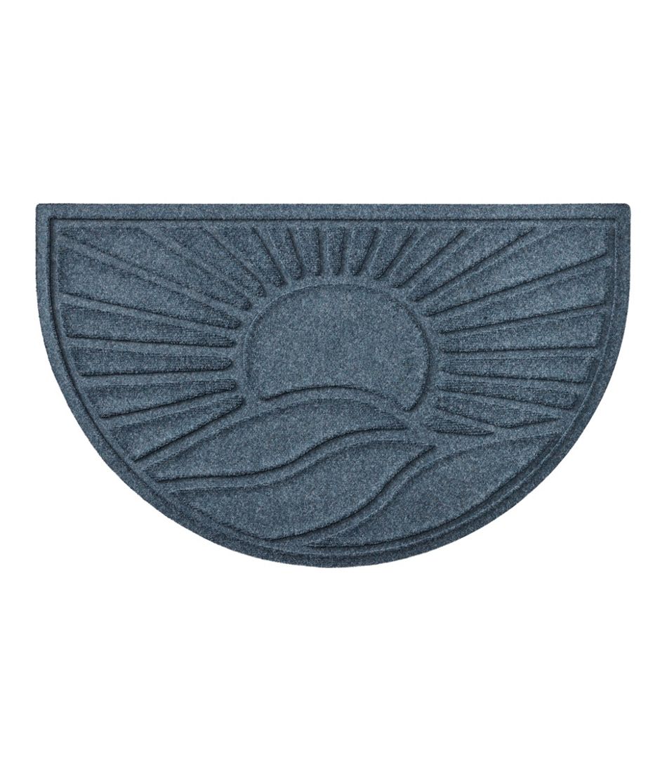 L.L.Bean | Everyspace Recycled Waterhog Doormat, Half Round, Sunrise
