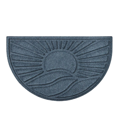 L.L.Bean | Everyspace Recycled Waterhog Doormat, Half Round, Sunrise