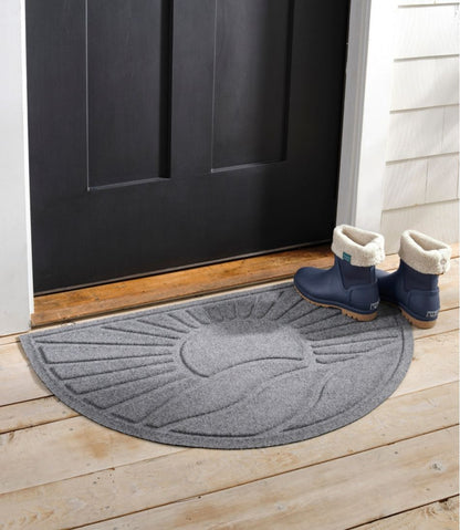 L.L.Bean | Everyspace Recycled Waterhog Doormat, Half Round, Sunrise