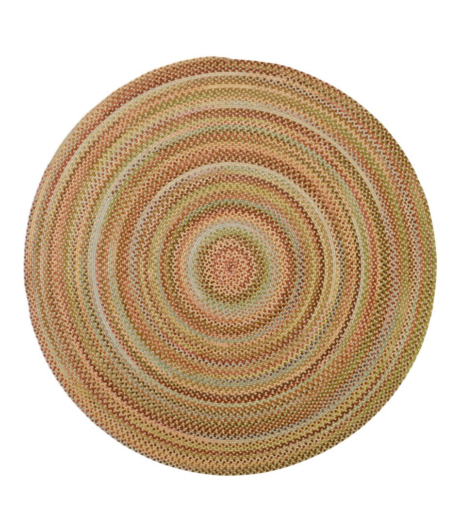 L.L.Bean | L.L.Bean Braided Wool Rug, 6' Diam.