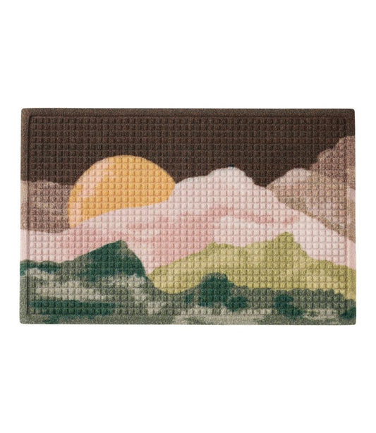 L.L.Bean | Printed Recycled Waterhog Doormat, Sunset