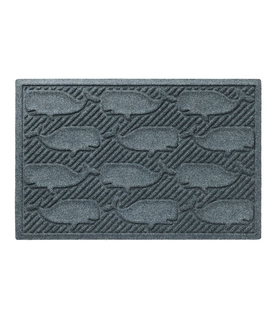 L.L.Bean | Everyspace Recycled Waterhog Doormat, Whales