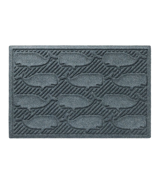 L.L.Bean | Everyspace Recycled Waterhog Doormat, Whales