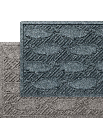L.L.Bean | Everyspace Recycled Waterhog Doormat, Whales