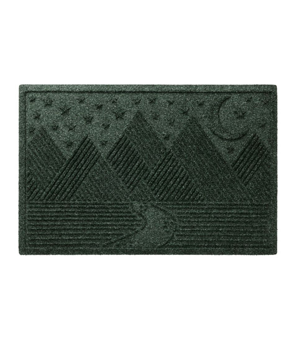L.L.Bean | Everyspace Recycled Waterhog Doormat, Twilight Mountain Range