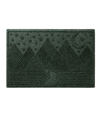 L.L.Bean | Everyspace Recycled Waterhog Doormat, Twilight Mountain Range