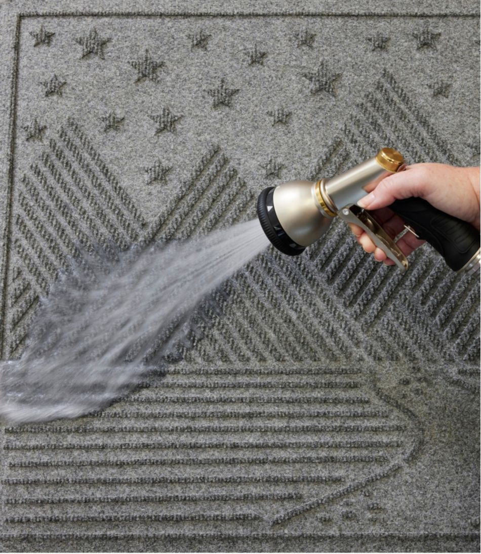 L.L.Bean | Everyspace Recycled Waterhog Doormat, Twilight Mountain Range