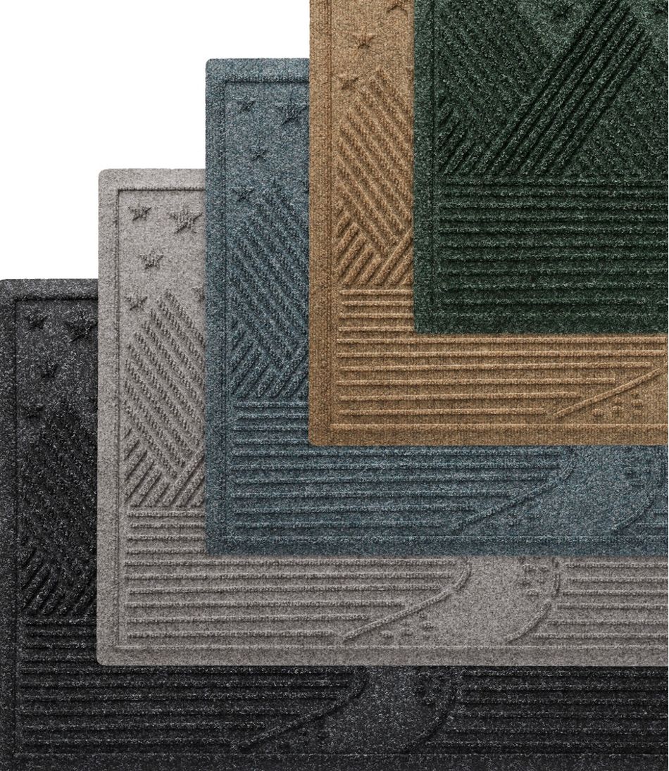 L.L.Bean | Everyspace Recycled Waterhog Doormat, Twilight Mountain Range