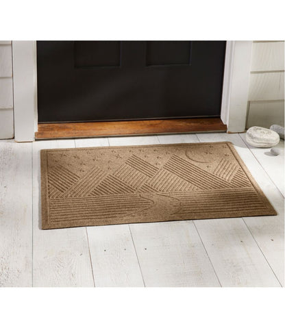 L.L.Bean | Everyspace Recycled Waterhog Doormat, Twilight Mountain Range