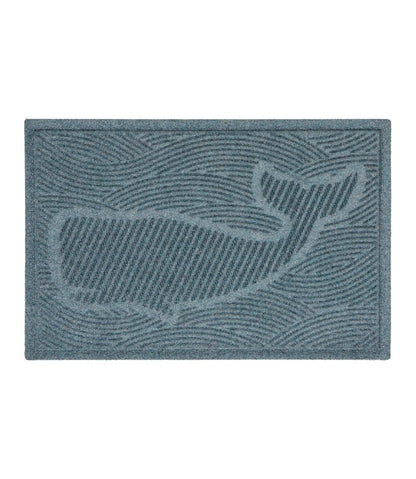 L.L.Bean | Everyspace Recycled Waterhog Doormat, Swimming Whale