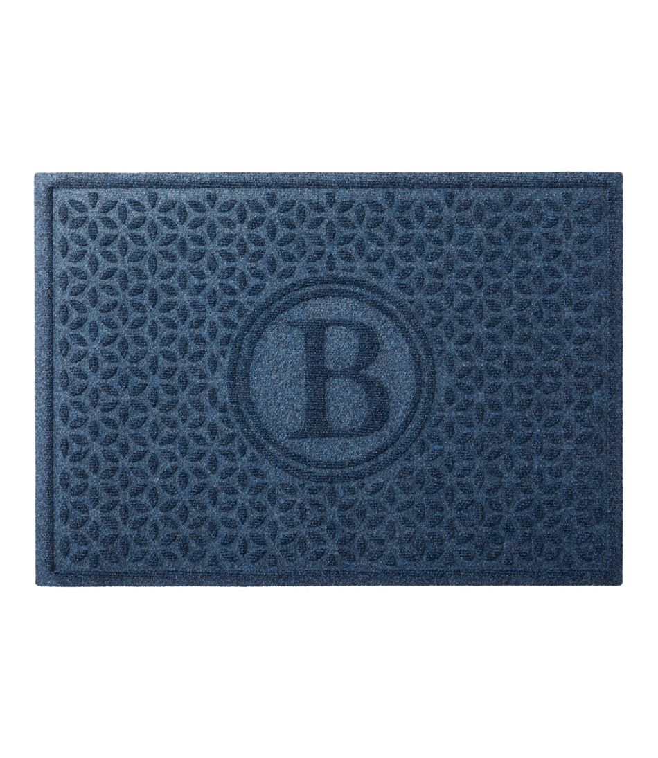 L.L.Bean | Heavyweight Recycled Waterhog Doormat, Blooming Circles, Personalized