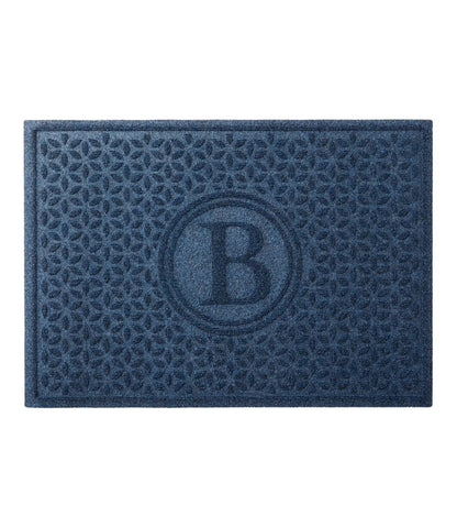 L.L.Bean | Heavyweight Recycled Waterhog Doormat, Blooming Circles, Personalized