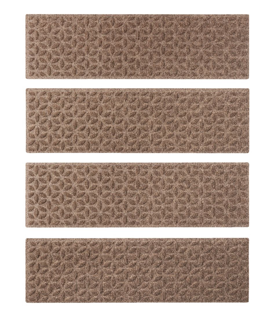 L.L.Bean | Heavyweight Waterhog Mat, Stair Treads, Set of Four, Blooming Circles