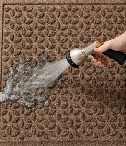 L.L.Bean | Heavyweight Waterhog Mat, Stair Treads, Set of Four, Blooming Circles
