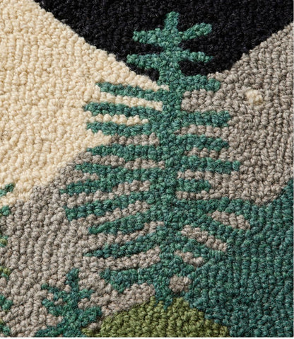 L.L.Bean | Wool Hooked Runner, Winter Woods