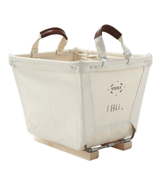 L.L.Bean | Steele Small Carry Basket With Wood Runners