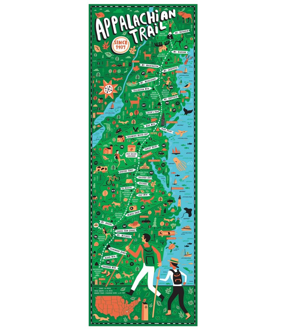 L.L.Bean | Appalachian Trail Puzzle, 750 Pieces