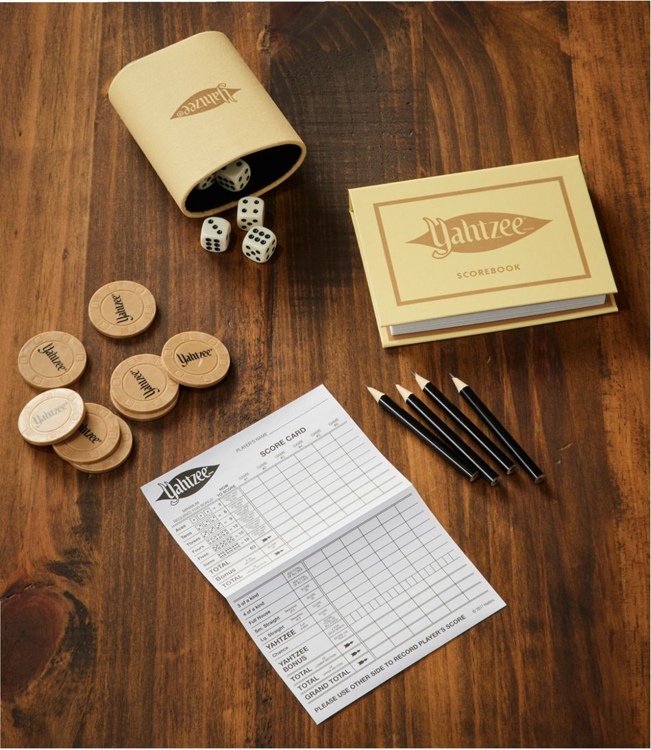 L.L.Bean | Yahtzee Vintage Bookshelf Game
