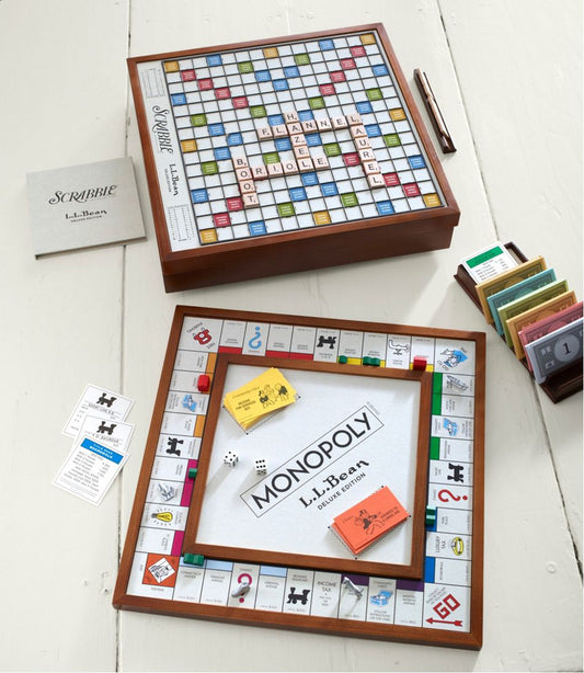 L.L.Bean | L.L.Bean Deluxe Scrabble/Monopoly
