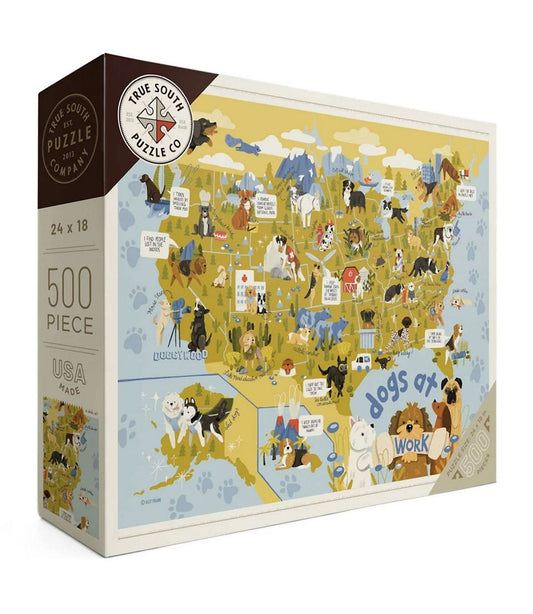 L.L.Bean | Dogs at Work Puzzle, 500 Pieces