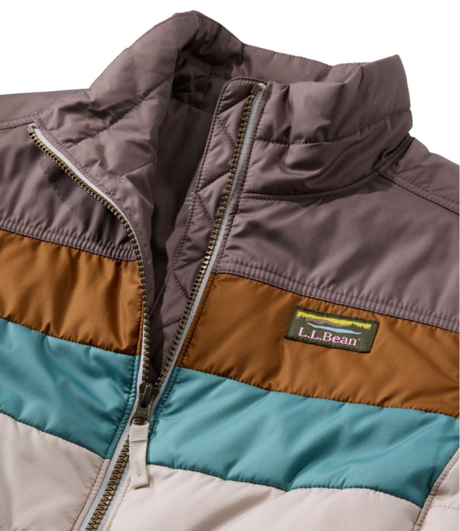 L.L.Bean | Women's Mountain Classic Puffer Jacket, Colorblock
